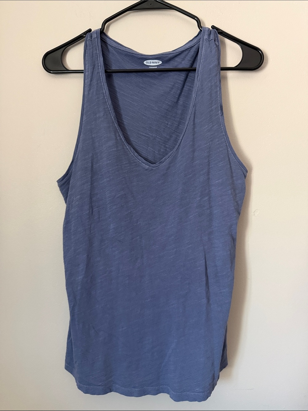 Old Navy Soft Slate Blue V-Neck Tank Top